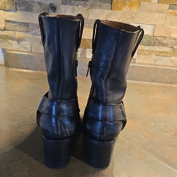 Freebird by Steven Black Leather Ankle Boots - Picture 3 of 4